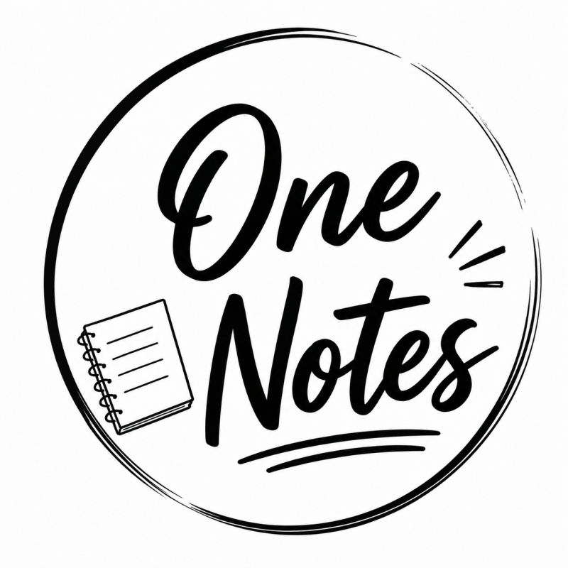 One Class Notes
